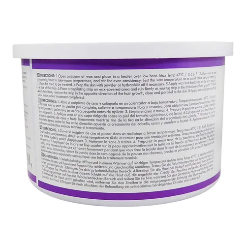 Vista 3 de Waxness Spa Choice - Gel de cera suave sin colofonia, lavanda, 14 oz / 13.4 fl oz (paquete de 2)