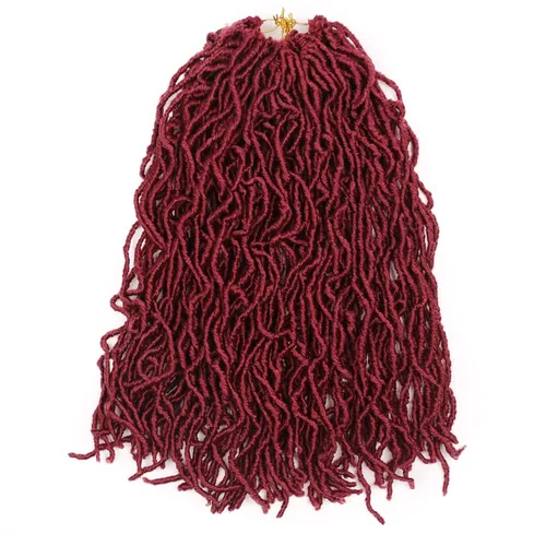 Vista 10 de Extensiones de cabello de ganchillo de 12 pulgadas de pelo sintético de ganchillo 1B, extensiones de cabello de ganchillo suaves