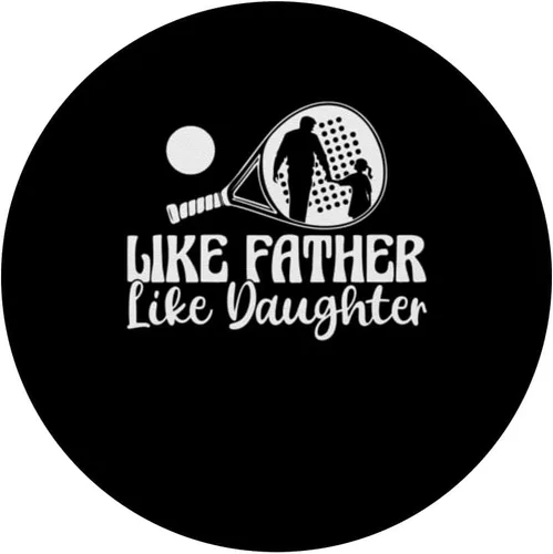 Vista 3 de Like Father Like Daughter Padel Racquet Paddle PopSockets Adhesive PopGrip