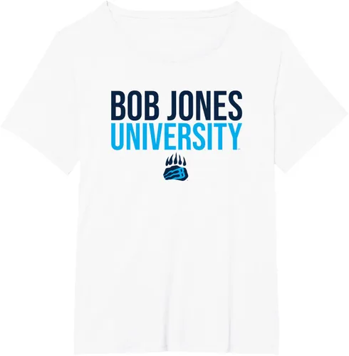 Vista 17 de Bob Jones University Camiseta apilada Bruins, Gris