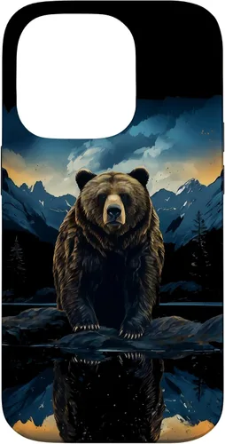 Vista 17 de Bear Grizzly Animal Mountain Hiking Case for iPhone 16