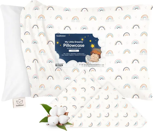 Vista 34 de KeaBabies - Funda de almohada de algodón orgánico de 13 x 18 pulgadas, ABC Abc Tierra