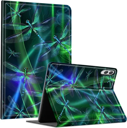 Vista 144 de Slim Case for Samsung Galaxy Tab S10 Lite / S10 FE / S9 FE 10.9" & Galaxy Tab S9 11", Multi-Angle Stand PU Leather Smart Folio Cover with Soft TPU
