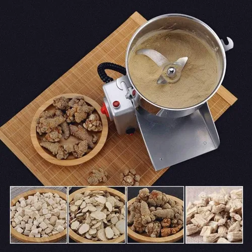 Vista 4 de 2500g Household Small Crusher, Electric Coffee Grinder, Grain Dry Grinder, Stainless Steel High-Power Spice Grinder, Fine Grinding Crusher