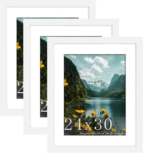 Vista 27 de Picrit Paquete de 3 portarretratos de 20 x 20 pulgadas, póster de 16 x 16 pulgadas con paspartú o de 20 x 20 pulgadas sin paspartú para montaje