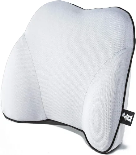 Vista 2 de Castle Squire Firm - Respaldo de espuma viscoelástica para la parte inferior de la espalda, almohada de apoyo lumbar con relleno de espuma densa