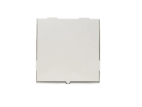 Vista 5 de 12" x 12" x 2" Cajas de Pizza de Cartón Blanco Sin Impresión (50 Cajas) - AB-238-1-01