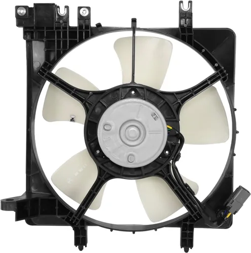 Vista 2 de Conjunto de ventilador de refrigeración de radiador de estilo de fábrica compatible con Subaru Impreza 2002-2003
