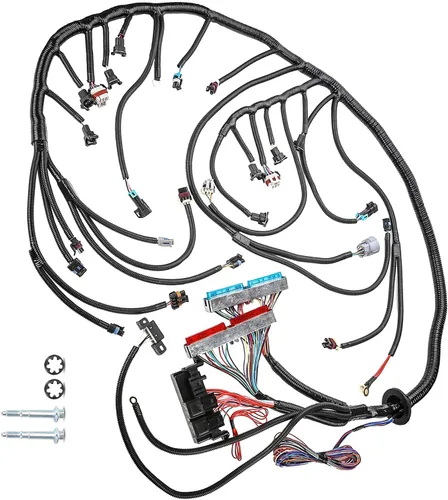 Vista 14 de PartsFlow Arnés de cableado universal extra largo de 12 circuitos Street Hot Rod Wire para Chevrolet Chevy Mopar para Ford Muscle Car, arnés