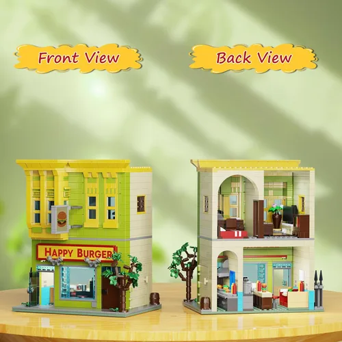 Vista 5 de The Bob's Belcher Family Happy Burgers House - Bloques de construcción