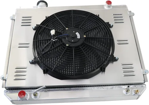 Vista 4 de Tacoma - Radiador CU1778, ventilador eléctrico de aluminio compatible con Toyota Tacoma 1995-2004 2.4L 2.7L L4 3.4L V6, radiadores de refrigeración