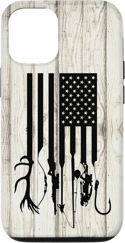 Vista 26 de iPhone 16 Blanco Rústico Pesca Y Caza Pistola Ballesta USA America Case