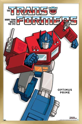 Vista 14 de Hasbro Transformers - Póster de pared Optimus Prime Feature Series, 22.4 pulgadas de largo x 14.7 pulgadas de ancho, versión enmarcada de madera