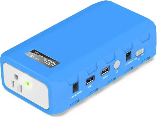 Vista 12 de SinKeu Banco de energía portátil de 24000 mAh con salida de CA, cargador portátil para portátil de 88.8 Wh, estación de energía portátil