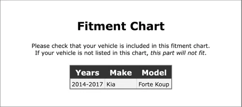 Vista 2 de Limpiaparabrisas derecho compatible con Kia Forte Koup 2014, 2015, 2016, 2017, PC-988226 2017 2016 2015 2014