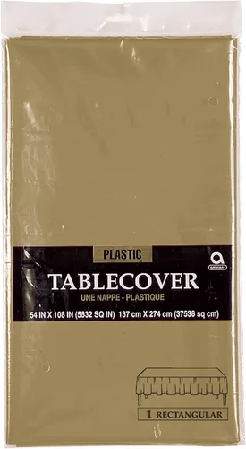 Vista 9 de Mantel de plástico negro azabache, 54 x 108 pulgadas (1 unidad), elegante esencial para eventos, perfecto para fiestas, bodas y ocasiones especiales