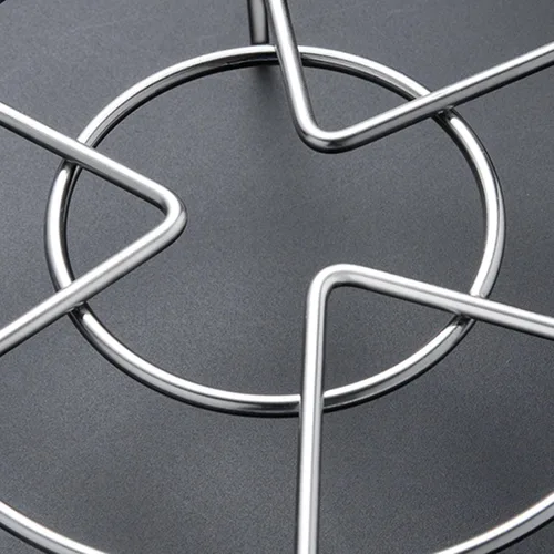 Vista 8 de Round Stainless Steel Steaming Rack, Multipurpose Cooking Trivet Stand, Removable Legs, Steamer Tray Insert for Pressure Cooker Stock Pot Oven Air