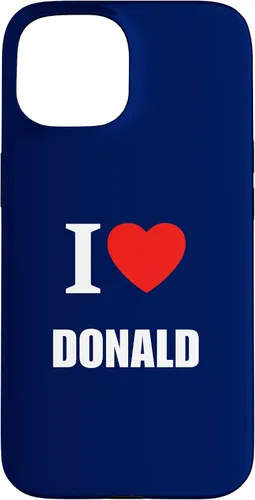 Vista 6 de Cute I Love Heart Donald Parents Wife Husband Girl Boy Case for iPhone 16