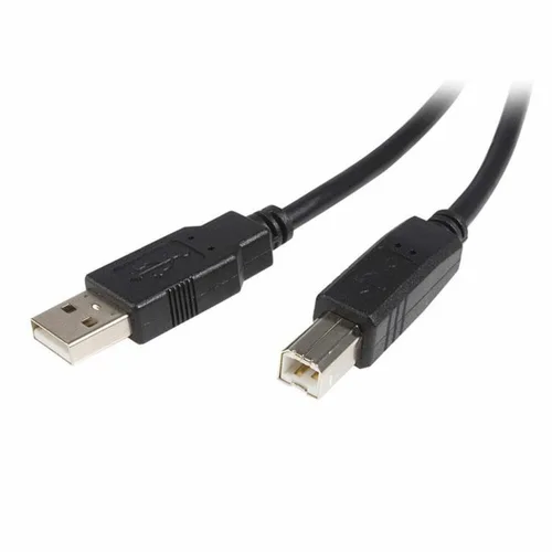 Vista 2 de Cable USB A a USB B Startech USB2HAB1M Negro