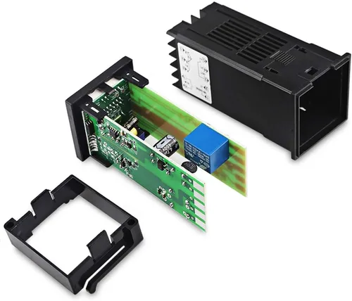Vista 3 de REX-C100 - Controladores de temperatura PID (100 – 240 V, termopar con sensor K + 40 A SSR para la elaboración del hogar (no admite RT100)