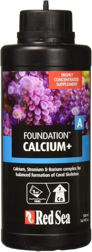Vista 3 de Red Sea Reef Foundation A (Ca/SR), suplemento de 16.9 fl oz - Aditivo de calcio y estroncio para un crecimiento saludable de coral en acuarios