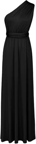Vista 5 de Vestido largo de noche para mujer, convertible, para boda, color negro, talla XL