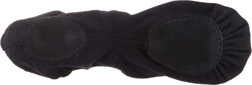 Vista 4 de Bloch Dance Zenith - Zapatillas de ballet de lona elásticas para mujer