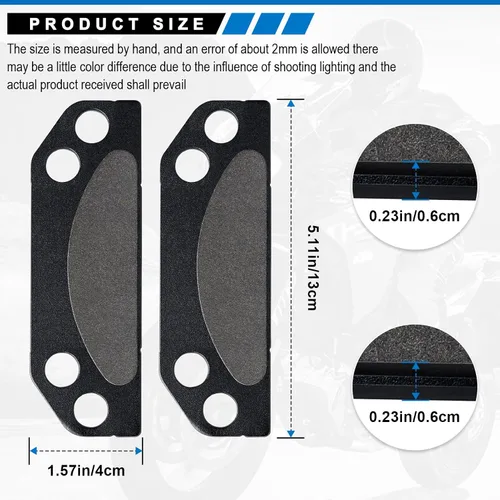 Vista 4 de 2203147 Pastillas de freno de estacionamiento para Polaris Ranger 500 700 800 900 Crew Ranger XP 700 800 2x4 4x4 6x6 ATV 2005 2006 2007 2008 2009