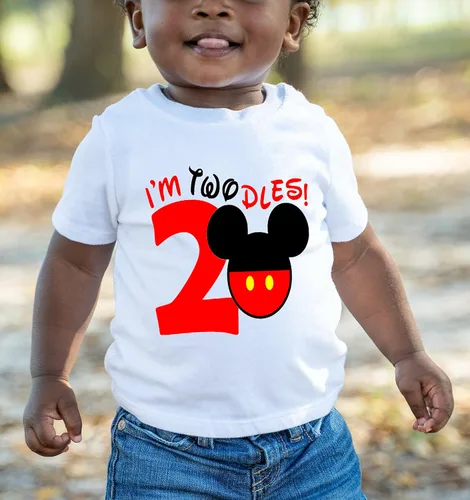 Vista 3 de I'm Twodles Second Birthday Shirt TWOdles Mickey Second Birthday Shirt oh Twodles Mickey Birthday Outfit Mouse Mickey 3rd 2nd Birthday Shirt I'm