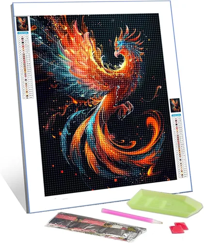 Vista 22 de Kits de pintura de diamantes 5D para adultos, Terror Girl Taladro completo, punto de cruz de diamante redondo, no hables, pintura de diamantes por