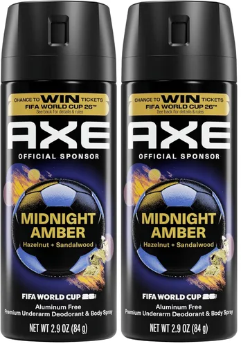 Vista 8 de AXE Fine Fragrance Collection Spray corporal Midnight Amber 72 horas de frescura sin aluminio, 2.9 onzas