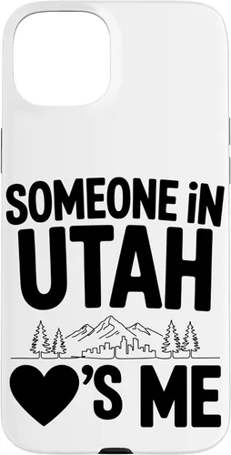 Vista 9 de Someone in Utah Loves Me Long Distance Family Case for iPhone 16