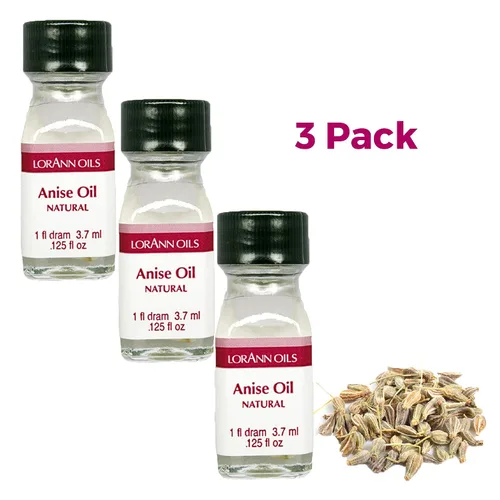 Vista 2 de LorAnn Aceite de anís Super Strength Sabor natural, 1 botella de dram (0.0125 fl oz - 0.1 fl oz) - Paquete de 3