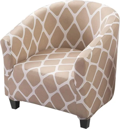 Vista 10 de Funda elástica para silla de club, funda para silla de bañera, funda para sillón, funda de sofá, protector de muebles para sala de estar (color #10)