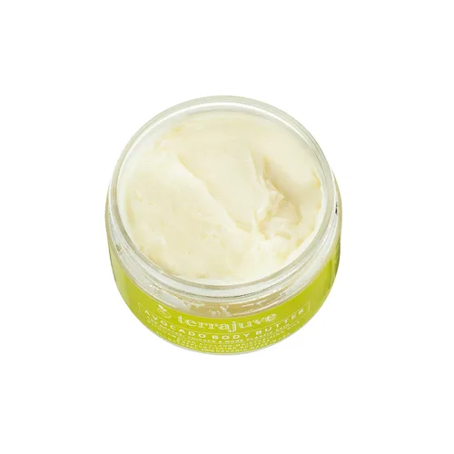 Vista 2 de Terrajuve Loción de crema orgánica para rostro y cuerpo de aguacate, para una piel suave, sedosa y elástica, con aguacate hawaiano, puro, totalmente