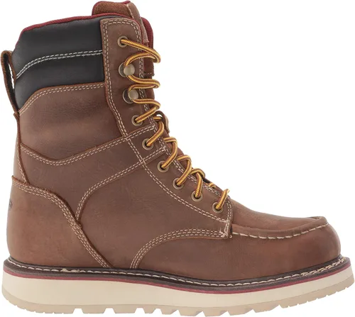 Vista 6 de KEEN Utility Cincinnati - Botas de trabajo para mujer (8.0in), diseño de cuña, marrón, 11