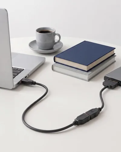 Vista 3 de Meokse Cable de extensión USB 3.0 de 12 pies, compatible con cámara web, cámara, teléfono, concentrador USB, mouse, teclado, impresora, disco duro