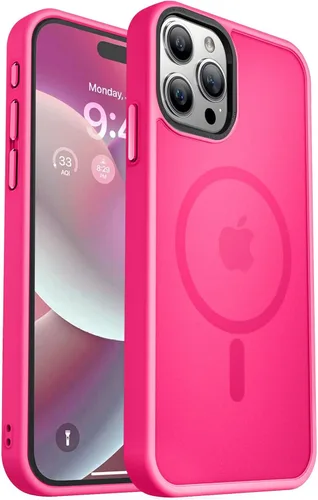Vista 22 de MOCCA - Funda magnética resistente para iPhone XR de 6.1 pulgadas, compatible con MagSafe, funda con protección contra caídas de grado militar