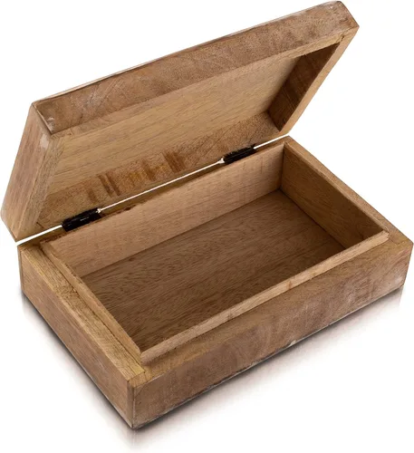 Vista 3 de Grandes regalos de cumpleaños, joyero de madera decorativo hecho a mano, organizador de joyas tallado en árbol de la vida, caja de recuerdos, caja
