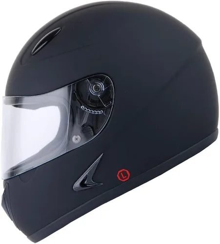 Vista 6 de 1Storm - Casco completo con alas y cuernos para motocicleta