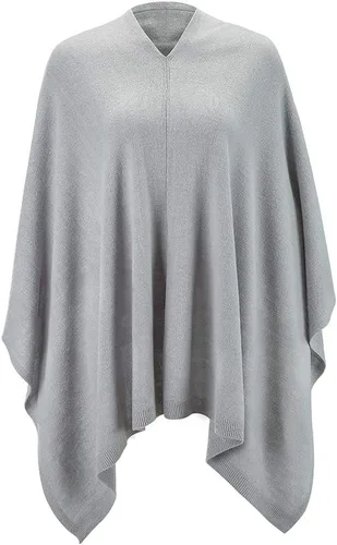 Vista 18 de Fomolom Ponchos para mujer, versátil, ligero, tejido sólido, chal envolvente, bufanda, accesorios para mujer