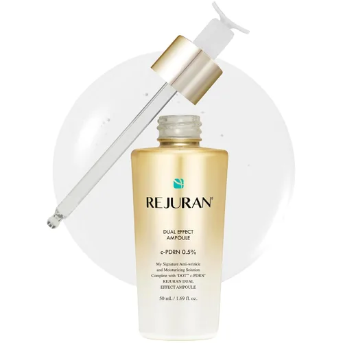 Vista 16 de REJURAN® Dual Effect Ampoule 10mL Travel Size, DOT DUAL c-PDRN® Korean Face Serum, Portable Skincare Ampoule for Hydration, Firming, Wrinkle Care &