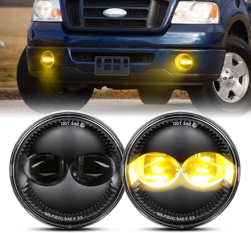 Vista 10 de Z-OFFROAD Conjunto de luces antiniebla LED compatibles con Ford F150 2006 2006-2014 F150 -Negro 3