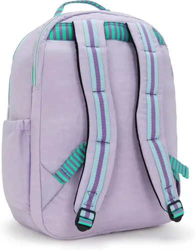 Vista 2 de Kipling Seoul - Mochila para portátil extra grande de 17", Lavanda C, Grande