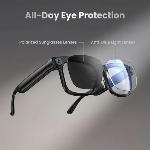 Vista 13 de Lentes inteligentes AI con cámara, gafas de cámara HD de 8 MP