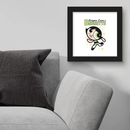 Vista 3 de Trends International Gallery Pops - Póster de pared de Cartoon Network The Powerpuff Girls - Everyone Loves a Brunette - 12.00 x 12.00 pulgadas