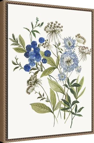 Vista 2 de Amanti Art Lienzo enmarcado para pared, 24 x 18 pulgadas, Botana I de Asia Jensen, lienzo enmarcado para pared, obras de arte de flores, decoración