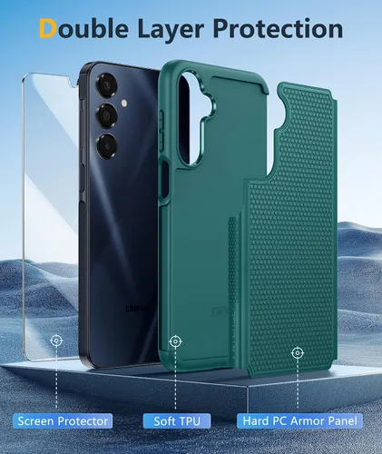 Vista 841 de FNTCASE Funda para iPhone 17 Pro: Fundas delgadas translúcidas de color azul claro compatibles con MagSafe, protección completa de la cámara