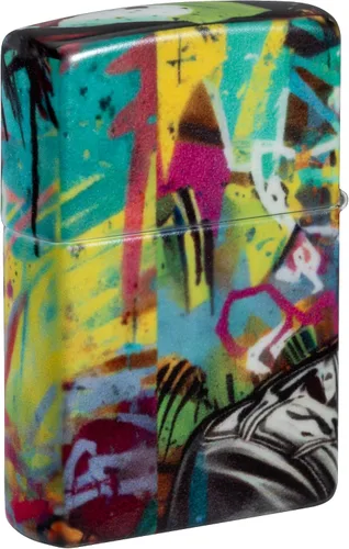 Vista 7 de Zippo Encendedor Gasolina 540 Color Punk Zombie 60007395 Sin Llenar