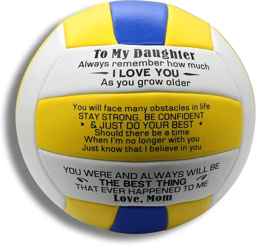 Vista 7 de Uloveido Pelotas deportivas para interiores y exteriores, para mi hija, voleibol para niñas y mujeres, regalo de mamá o papá Y605